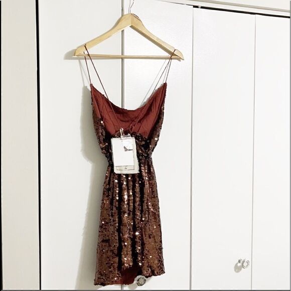 Free people Shimmerfest Mini Dress Size S - Picture 5 of 7
